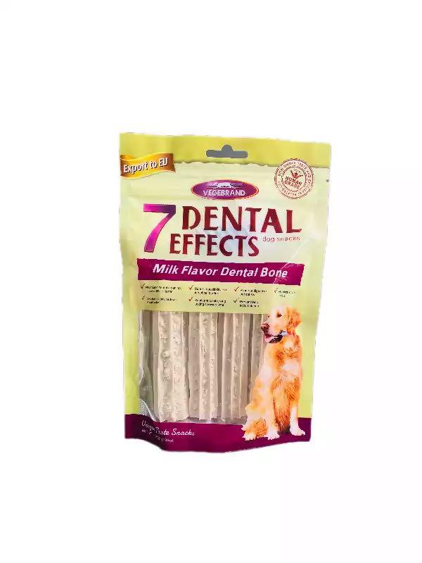 تشویقی مسواکی سگ طعم شیر  وجی برند ( Milk Flavor Dental Bone)
