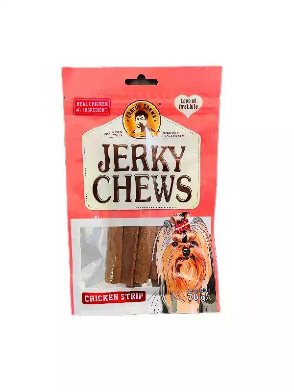 تشویقی سگ مدل مدادی با طعم مرغ جرکی چیوز (jerky chews)