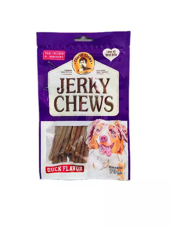 تشویقی سگ با طعم اردک جرکی چیوز (jerky chews)
