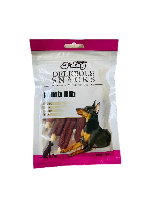 تشویقی جویدنی سگ اوداگ با طعم دنده ی بره O&#039;dog Dog Treat With Lamb Rib Flavor