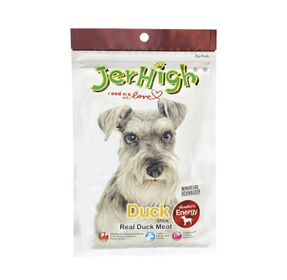 تشویقی سگ با طعم اردک جرهای Jerhigh Duck Stick وزن 60 گرم