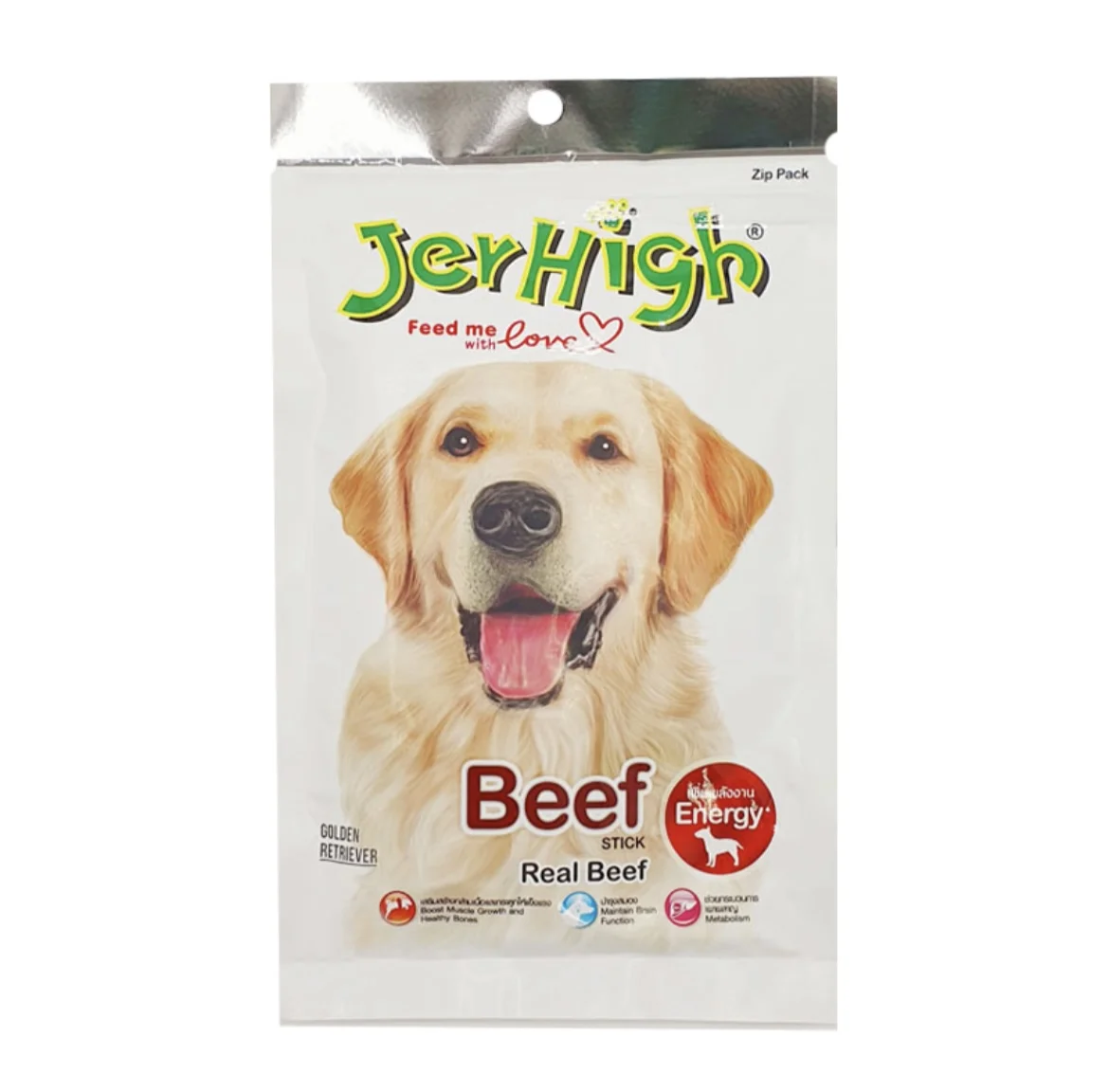 تشویقی سگ با طعم گوشت گاو جرهای Jerhigh Stick Beef وزن 60 گرم