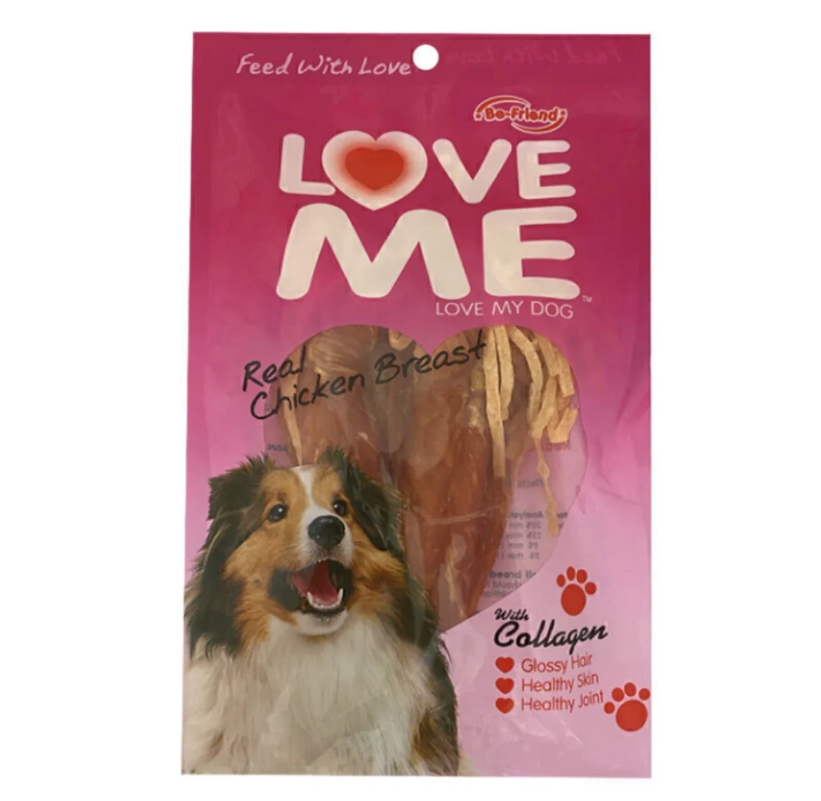 تشویقی سگ لاومی با طعم گوشت مرغ و هویج Love Me Octopus With Chicken وزن 60 گرم