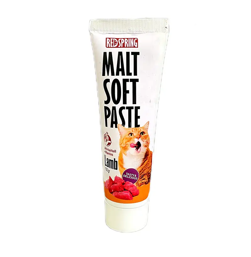 خمیر مالت  malt soft paste، ضد گلوله مویی 100 گرم